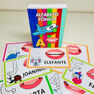 cartões do alfabeto fônico