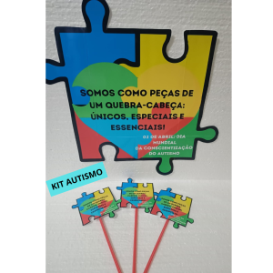kit de conscientização do autismo
