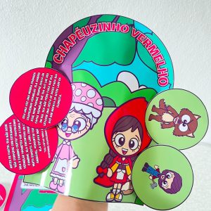 luva interativa chapeuzinho vermelho