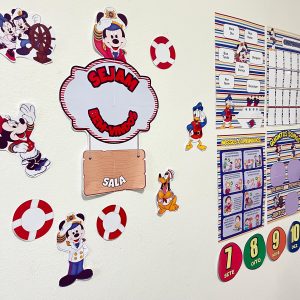 decoração sala mickey