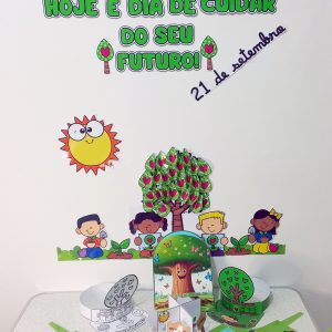 atividade dia da árvore para crianças