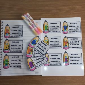 atividade de escrita para alfabetização