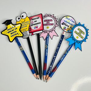 ponteiras de lápis decoradas