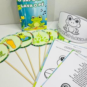 atividades do sapo não lava o pé