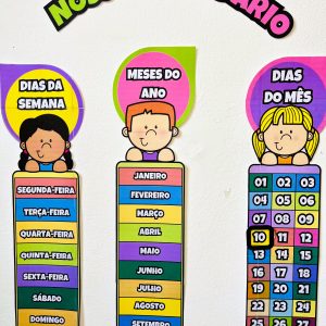 calendário educativo para crianças