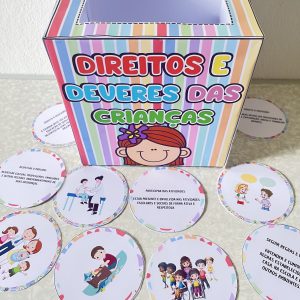 caixa direitos e deveres das crianças