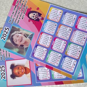 calendário educativo para crianças