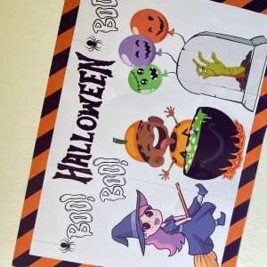 atividade de halloween para crianças