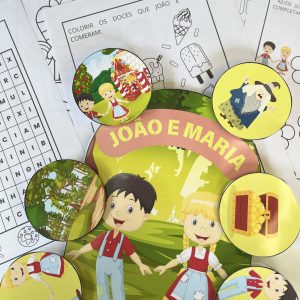 atividade joão e maria colorir