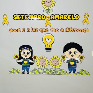 painel sobre setembro amarelo