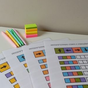 atividade cores e direções