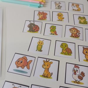 atividade pareamento de animais