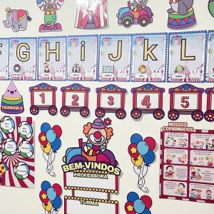 kit sala tema circo mágico