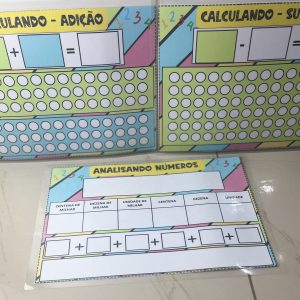 atividade de adição e subtração