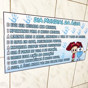 atividade sobre o dia da água