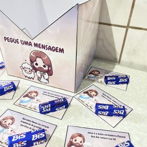 caixa de mensagens de páscoa