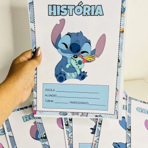 capa do caderno de histórias