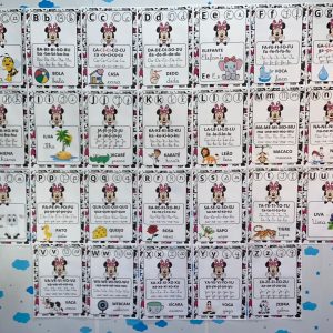 silabário de sílabas com figuras
