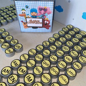 caixa com sílabas complexas