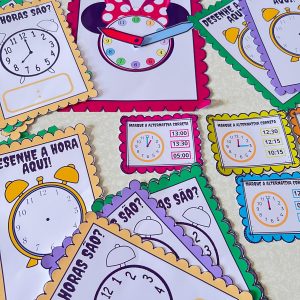 atividades de leitura de horas