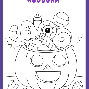 atividade de colorir Halloween